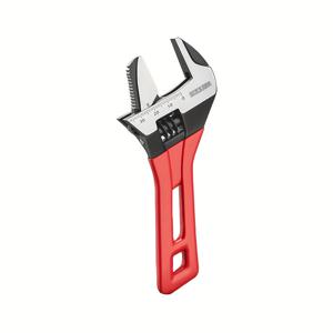 TEMU 1개 미니 렌치 - 빨간색 짧은 손잡이 조절형 오픈엔드 콤비네이션 렌치, 소켓 포함, 고경도 이중용도 파이프 도구, 주방 욕실 및 좁은 공간용 컴팩트 멀티사이즈 (20-37mm), 기능성과 아름다움을 겸비한 고탄성 재질