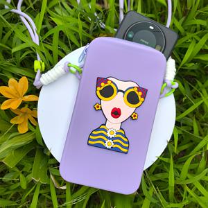 TEMU 크로스보더 신형 휴대폰가방, 숄더백으로 사용 가능한 패션러블한 수납파우치, 안티드롭·워터프루프 기능의 여성용 모바일 케이스. 핸드메이드로 제작된 현대적인 액세서리와 미니멀하고 내구성 있는 디자인이 돋보입니다. 소프트 터치 마감과 활동적인 라이프스타일을 위한 필수품