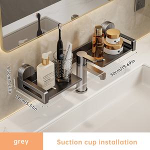 TEMU 1개 MUSURJOY 무드릴 샤워 선반 - 알루미늄 합금 프레임, 페인트 처리, 쉬운 설치, 나사 필요 없음 - 욕실 정리용, 소형 공간, 아파트, RV, 보트, 샤워 선반|욕실선반|캐디백|수납정리함