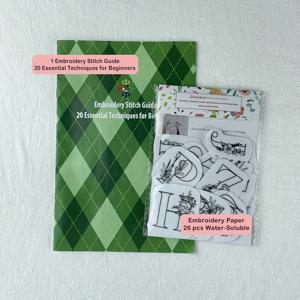 TEMU 26피스 니트 자수 키트: 다양한 실 + 해소 가능한 패턴 - 여름 스타일을 직접 디자인하세요!