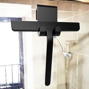 TEMU 1개 다용도 실리콘 스퀴지와 홀더, 실리콘 핸드헬드 샤워 스퀴지, 물 제거 스크래퍼, 유리 와이퍼, 창문 스퀴지, 가정용 청소 스퀴지, 샤워 도어, 자동차 유리, 욕실 거울 및 유리 청소에 이상적