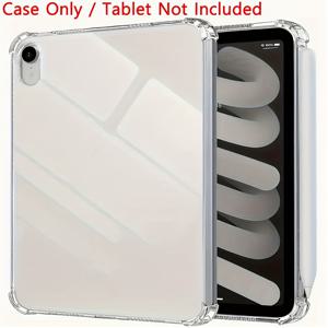 TEMU 8.3인치 투명한 소프트 충격흡수 에어백 iPad Mini 7 (A17 Pro 2024년형)/iPad Mini 6(6세대), iPad Air용 얇은 보호케이스