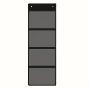 TEMU 1pc 보관 포켓 차트, 37.4 X 13 인치, 4 포켓, 카드, 그림, 사진, 발표, 숙제, 사무실 조직, 보관 솔루션을 위한 벽걸이 문서 보관 상자 | 디자인 | PVC 소재