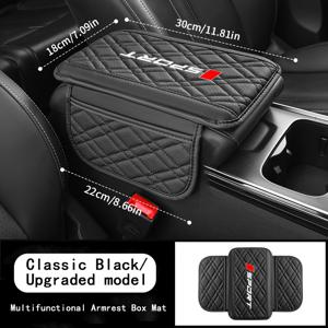 TEMU PU 가죽 자동차 도어 암레스트 - 수납 포켓 & 쿠션형 팔걸이 포함, 스크래치 방지, 대부분의 차량, 트럭, SUV에 적합