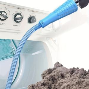 TEMU 건조기 환풍구 클리너 키트 1팩 린트 제거 브러시 건조기 린트 브러시 환풍구 트랩 청소 도구 긴 유연한 냉장고 코일 브러쉬