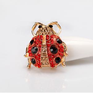 TEMU 귀여운 여왕벌 베틀 브로치, 반짝이는 라인스톤 동물 테마 브로치 세트, 동물 시리즈 배지, 다기능 핀, 완벽한 의류 액세서리
