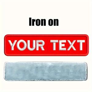 TEMU 맞춤 자수 이름 패치, 다리미 가능, 재킷·백팩·바지·셔츠 액세서리로 이상적