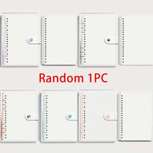 TEMU 5가지 색상 랜덤 발송 240페이지 A5 투명 소프트 커버 바인더, 분리 가능한 스파이럴 제본 방수 디자인, 일기장 및 사무용품, 스타일, 스파이럴 코일 노트북