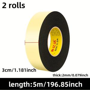 TEMU 물관 전기 보온 테이프, 방수 야외관 보호 테이프, 강력한 소음 방지 충격 방지 소음 감소 폼 패딩 두꺼운 폼 테이프