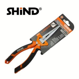 TEMU 8인치 200mm 다기능 인체공학적 미끄럼 방지 그립 니들 노즈 플라이어, 전기 작업 및 가정용 전자 수리에 적합한 내구성 있는 뾰족한 스니프