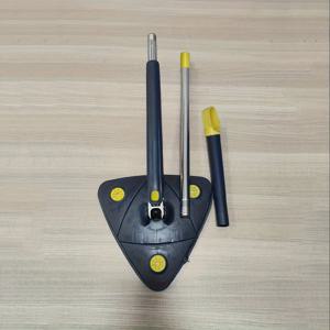 TEMU 360° 회전 삼각형 걸레, 빠른 건조 스피닝 청소, 분리 가능한 인체공학적 손잡이 - 다용도 바닥, 천장, 창문, 차량, 유리 청소기 - 좁은 공간을 위한 공간 절약형 삼각 헤드 - 가정, 사무실, 야외 사용에 적합한 내구성 강화 구조, 효율적인 창문 청소