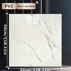 TEMU 25/50개, 모던 인조 대리석 바닥 스티커 자가 접착 두꺼운 내마모성 시멘트 바닥 직적용 가죽 타일 리폼 PVC 가정용 벽지|스티커