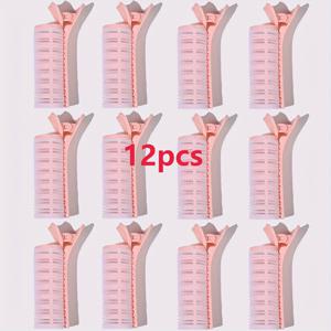 TEMU 12개입 새로운 무열 헤어 컬러, 자가 접착 후크 롤러로 풍성한 헤어스타일, DIY 스타일링 도구, 빠른 헤어스타일링, 오버나이트 컬, 자가 접착 컬러, 컴팩트 디자인, 손상 없는 컬, 부드러운 패브릭 롤러, 스타일링 액세서리, 컬 강화 도구, 뷰티 애호가, 홈 스타일리스트