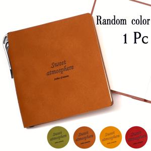 TEMU 1개/4개, 224페이지, 휴대용 소프트 가죽 노트북 - 펜 포함, 빈티지 포켓 다이어리, 두꺼운 공책, 드로잉 북, 여행 일기장, 학교 용품, 사무용품, 개학 준비