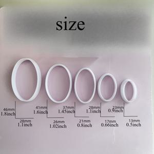 TEMU 오벌 소프트 테라코타 귀걸이 클레이 몰드 5개 세트 - DIY 주얼리 펜던트, 장식품 및 공예용 내구성 플라스틱 스탬프 | 플로럴 모티프 | 내구성 플라스틱 몰드, 수제 디자인 창작 프로젝트 필수 아이템, 레진 아트,예술 공예품,레진 ,공예 애호가