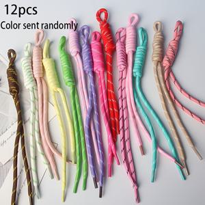 TEMU 8/12개 손으로 짠 땡땡이 키링 - 펜던트 제작 용품 세트, 트렌디 패션 가방, 컵, 넥스트랩, 휴대폰 체인, 땡땡이 매듭