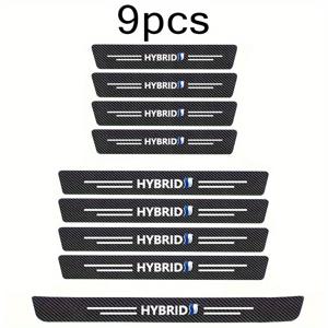 TEMU 9개 자동차 도어 실 방지 스크래치 & 미끄럼 방지 스티커 - 모든 차량용 자가 접착 인조 가죽 스크래치 방지 도어 엣지 보호대, 쉬운 설치 자동차 내부 액세서리, 차량 문 보호기, 세련된 디자인, 내구성 있는 소재, 현대적인 자동차 액세서리, 고품질 접착제, 자동차 디테일링 팬