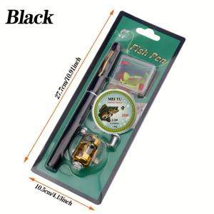 TEMU 휴대용 양방향 망원 낚싯대 세트 (리얼 포함) - 초보자를 위한 휴대용 여행용 낚시 장비, 알루미늄 합금, 양손잡이, 파스트 액션, 미충전식, 봄에 적합|낚시대