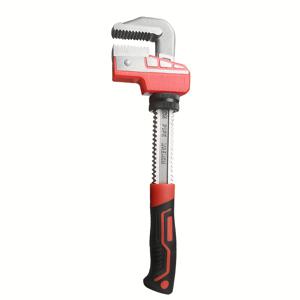 TEMU 1개 헤비듀티 파이프 렌치 - 산업용 조절 가능한 집게, 미끄럼 방지 그립, 배관·자동차·HVAC·전기·기계 작업에 적합 - 내구성 강화 금속 구조 (전원 불필요) - 전문가 및 DIY 프로젝트를 위한 이상적인 도구