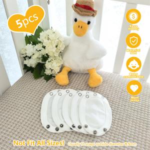 TEMU 2/3/5/8/10개 베이비 롬퍼 연장기, 기어다니기 옷 연장, 롬퍼 연장용 어린이 패드, 여아 의류 액세서리, 원활한 확장,경량 패딩,통기성 소재,롬퍼 익스텐더 패드,어린이용 익스텐더