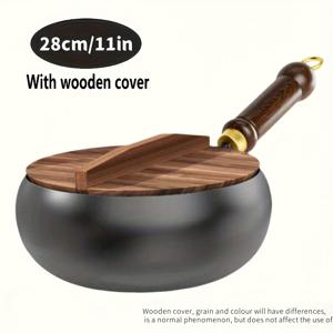 TEMU 1개 에버블루밍 대형 배 모양 주철 냄비 (뚜껑 포함) - 헤비듀티 네덜란드 스타일 조리기구, 스토브 호환, 균일한 열 분배 및 보온, 식기세척기 사용 가능, 자연스러운 손잡이, 튀김, 끓임, 찜, 굽기용 (인덕션 호환)