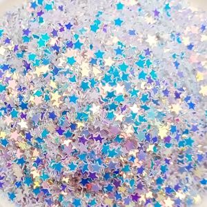 TEMU 34000개 반짝이는 별 시퀸 - 홀로그래픽 글리터 컨페티, 3mm 사이즈, 파티 장식, 결혼식, 생일, 공예, 라이트 쇼, 네일 아트, 슬라임, 폰 케이스, 블루 앤 퍼플 컨페티, 홀로그래픽 로즈 스톤, 다양한 종류의 비즈에 적합|슬라임