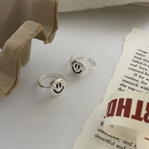 TEMU 1개 여성용 반지, 패션 개성 기쁨 얼굴 오픈 조절 가능한 밴드, 데일리 웨어 파티 휴가 기하학적 달콤한 다용도 스택 가능 INS 스타일, 파티 액세서리,기하학적 반지,달콤한 디자인,UV 코팅,가벼운 반지,조절 가능한 반지,패션 링,그녀를 위한 선물,젊은 여성