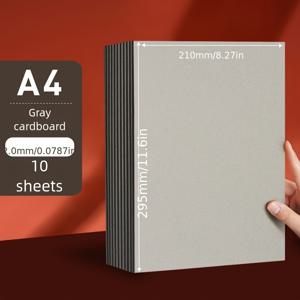 TEMU 10장 A4 두꺼운 카드보드 보드 - 1/1.5/2/2.5/3mm 헤비듀티 대형 카드보드 시트, DIY 공예, 모델 제작, 스크랩북, 카드 만들기, 색칠 가능한 빈 흰색 튼튼한 보드, 선물 상자 & 오리가미용 (A4)