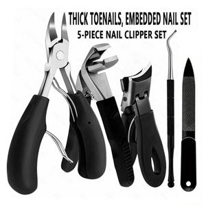 TEMU 노인용 손톱깎이 & 페디큐어 세트 - 헤비듀티 긴 손잡이, 스플래시 가드, 경사진 낫날 & 볼록한 곡선 네일 파일 포함 - 어르신을 위한 발톱 & 손톱 정리 키트, 그루밍 도구