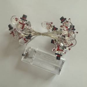 TEMU 1개 LED 크리스마스 눈사람 스트링 조명, 새해, 크리스마스 트리, 결혼식, 커튼, 실내 화환, 파티, 집, 방, 침실 장식용, 배터리 박스 구동 (배터리 미포함), 파티 조명,휴일 장식,기발한 디자인,축제의 빛,내구성 있는 LED,장식용 스트링 조명,축제 애호가,휴일 쇼핑객