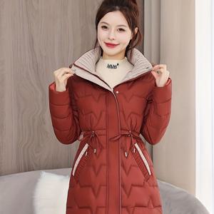 TEMU 여성용 2025 겨울 신상 미디엄 슬림핏 트렌치 코트 - 우아한 브라운/베이지/버건디/커피 블랙 재킷, 구조적 칼라 & 화이트 파이핑, 손세탁 가능한 논스트레치 아우터웨어, 가을 & 겨울 레이어링용