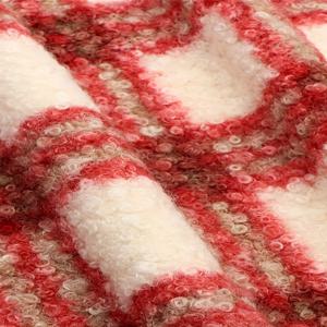 TEMU 1개 특대형 격자 무늬 트위드 벨벳 원단 - 59x19.68인치 (150x50cm) - 헤비웨이트 100% 폴리에스터, 브라운레드/오렌지 색상의 격자 무늬 - 크리스마스 공예, 홈 데코에 적합 - 손세탁만 가능 - 재단된 원단, 공예 용품, 장식 재료, 레이온원단, 의류용원단, 레이스원단, 쉬폰원단