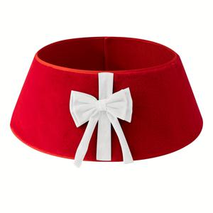 TEMU 1개 크리스마스 트리 스커트, 리본 장식, 22인치 빨강, 흰색, 초록색 원형 트리 스커트, 클래식한 축제 장식으로 집에 고급스러움을 더하기, 실내외 사용 가능, 간편한 설치 및 보관, 크리스마스 선물, 계절별 홈 스타일링,축제 홈 액세서리,원형 나무 칼라,리본 악센트 디자인,전통적인 휴일 스타일,내구성 있는 휴일 장식,쉬운 보관 솔루션, 호스트