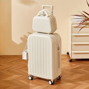 TEMU 20인치 기내 반입 수트 세트, 신형 여행 가방 세트, 2개 ABS+PC 하드 가방 세트, 클래식 디자인, 여행 장비, 여행 가방 세트, 여행용 상자, 여행