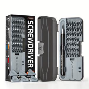 TEMU USB 무선 드라이버 (38개 비트 세트 & 보관 케이스 포함) - 마그네틱 비트, 충전식 리튬 배터리, 인체공학적 핸들, 가정용, 프로젝트 및 전자 제품 수리에 적합, 전자 제품용 드라이버, 내구성 있는 구조