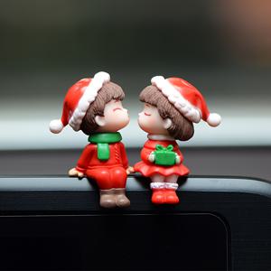 TEMU 2개 미니 크리스마스 커플 자동차 장식, 귀여운 대시보드 데코, 휴일 자동차 액세서리, 축제 자동차 인테리어 장식, 아내 남편을 위한 사랑스러운 선물, 크리스마스 홈 액센트, 자동차 콘솔 장식, 축제 장식,귀여운 장식품,로맨틱 선물,장식용 피규어,소형 장식품,자동차 액세서리,자동차 애호가,휴일 장식가