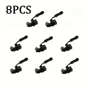 TEMU 2/4/8 조절 가능 지퍼 헤드 | 분리 가능, 간편한 교체, 가방, 재킷, 의류, 신발, 부츠에 적합 | 플라스틱, 스타일