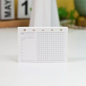 TEMU 40매/80페이지 M5 루스리프 교체용 리필 - 주간 플래너, 그리드, 라벨 일, 빈 페이지 및 줄 페이지, 불렛 저널 레이아웃 포함, 사무실, 불렛 저널링용 (M5 바인더 호환)