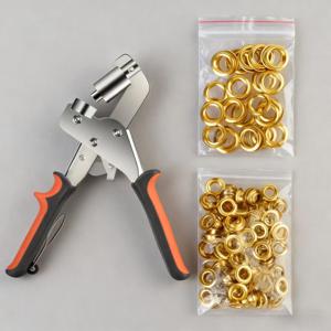 TEMU 헤비 듀티 수동 홀 펀치 플라이어 도구 (눈금 100개 포함) - 3/8