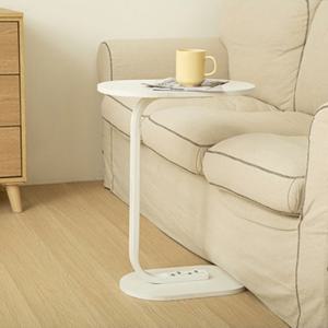 TEMU 트렌디한 이동식 사이드 테이블 커피 테이블 소파 사이드 테이블 거실 또는 베란다용 커피 테이블 작은 공간에 사용하기 좋은 비주얼 사이드 테이블|커피