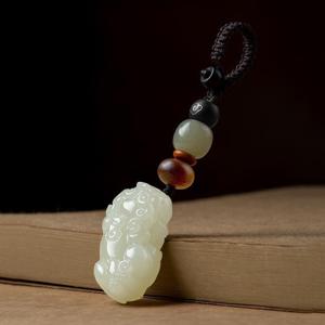 TEMU 자동차 비휴 열쇠고리 가방키홀더 악세사리 차키링 행운 재물운 평안 모던 라인키링 키고리 키홀더 슬림소녀 SLIM GIRL