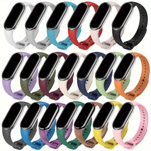 TEMU 20개/팩 mi Band 8 스트랩, Xiaomi Band Xiomi Xiami용, 남녀공용 손목 밴드