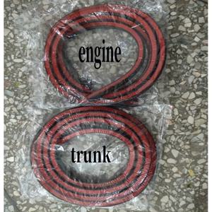 TEMU 범용 자동차 엔진 실링 스트립 - 방수 및 방진 고무 개스킷, 트렁크 덮개 보호, 방음, 모든 차량에 적합, 간편한 설치, 차량 유지 보수, 차량 소유자, 방음 완화, 방수 고무, 간편 설치, 풍절음 차단, 자동차 방음, 범용 적용