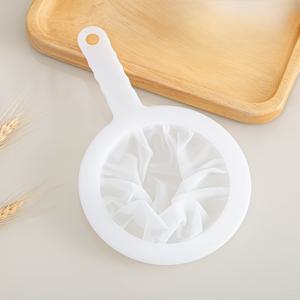 TEMU 1개 내구성 있는 플라스틱 미세 메쉬 스트레이너 - 베이킹, 요리, 차 및 두유 필터링을 위한 100구 눈 주방 필수품 - 쉽게 청소 가능한 다기능 도구, 에르고노믹 핸들 및 걸이용 루프가 있는 아파트 주방용, 두유 스트레이너 | 에르고노믹 주방 도구 | 미세 메쉬 필터, 주방 스트레이너