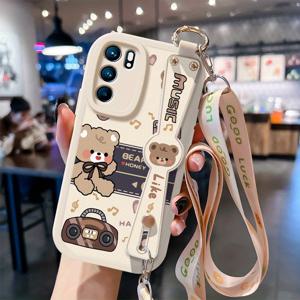 TEMU 갤럭시 A55/A54/A34/A24/A14 호환 크리에이티브 귀여운 폰케이스 - 크로스바디 스트랩, 안티드롭, 소프트 커버, 트렌디 디자인