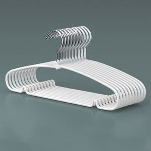 TEMU 홈 & 기숙사 수납용 내구성 있고 공간 절약형 디자인의 10개 미끄럼 방지 금속 옷걸이