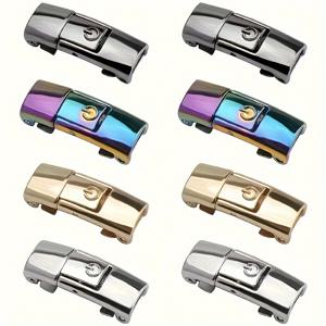 TEMU 8개입 묶을 필요 없는 메탈 신발끈 버클 - 운동화, 러닝 및 하이킹 신발에 완벽함