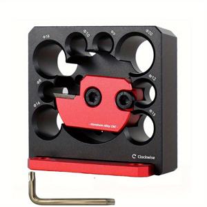 TEMU 1세트 조절 가능한 다우블 메이커 지그 8mm-20mm 카바이드 블레이드 목공 전기 드릴 밀링 다우블 라운드 로드 보조 도구