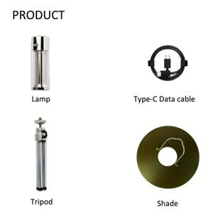 TEMU 세트 LED 캠핑 라이트, USB 충전 멀티펑셔널 텐트 캠프 라이트, 알루미늄 합금 브래킷 포함, 야외 캠핑용 손전등 기능 및 비상용|후레쉬