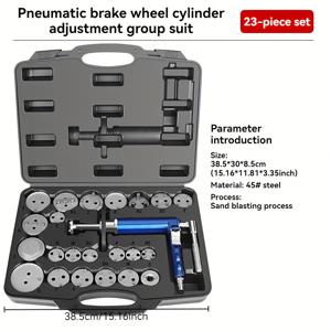 TEMU 에어 디스크 펌프 조정 도구 피스톤 리셋 및 패드 교체 설치용 공기 충전 툴